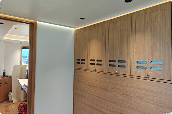 藍海心圖郵輪項目圓滿竣工|長盛建材匠心裝飾