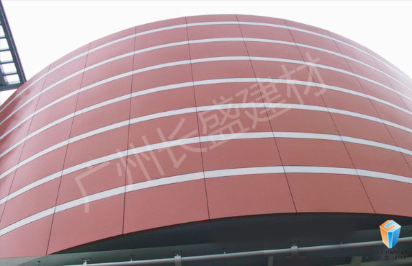 弧形鋁蜂窩板實例圖3 弧形鋁蜂窩板實例圖3