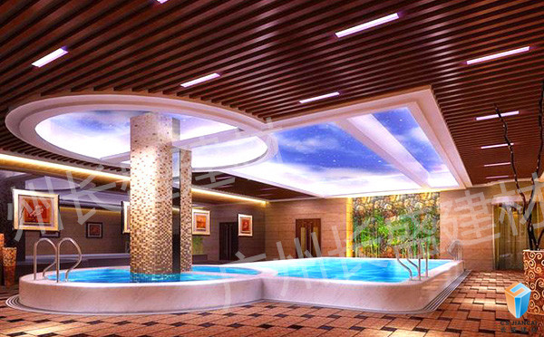 木紋鋁方通安裝效果圖 木紋鋁方通安裝效果圖