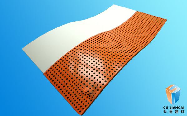 沖孔弧形氟碳鋁單板產(chǎn)品實拍圖 沖孔弧形氟碳鋁單板產(chǎn)品實拍圖