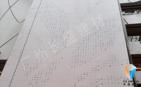 卜蜂中心_雕花幕墻鋁單板效果實拍01 卜蜂中心_雕花幕墻鋁單板效果實拍01